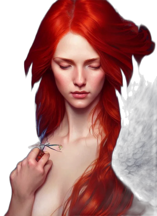 jewelry, face, dragon, dress, fantasy art, photorealistic, concept art, pixel art transparent PNG cut-out