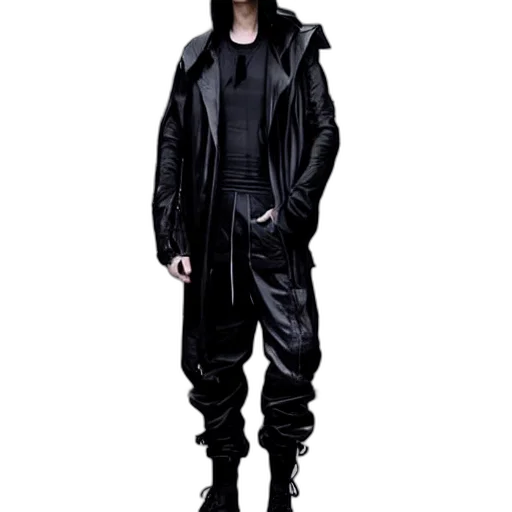 jacket, cyberpunk, concept art, 3d render transparent PNG cut-out