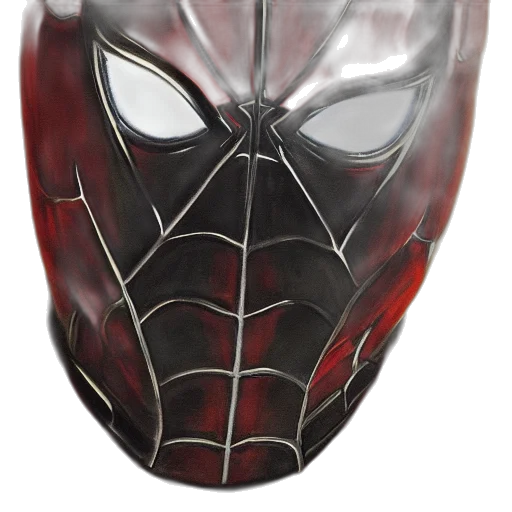 mask, face, comic book art, 3d render transparent PNG cut-out