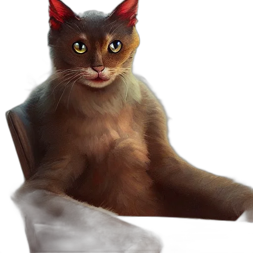 animal, staff, creature, face, photorealistic, 3d render, concept art, fantasy art transparent PNG cut-out