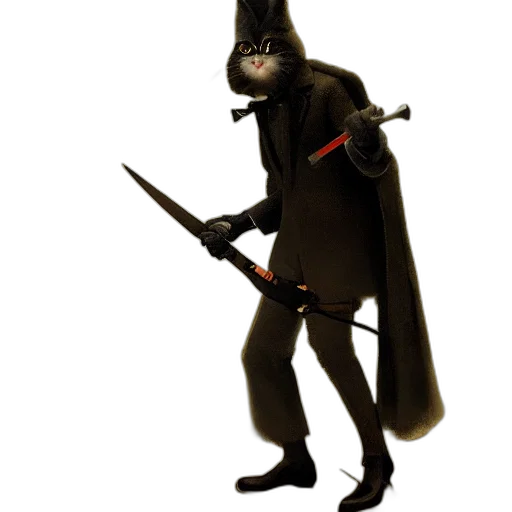 staff, mask, animal, sword transparent PNG cut-out