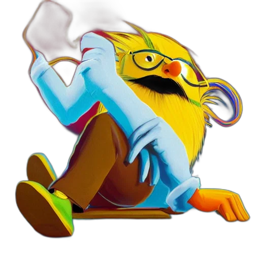 creature, robot, staff, jacket transparent PNG cut-out