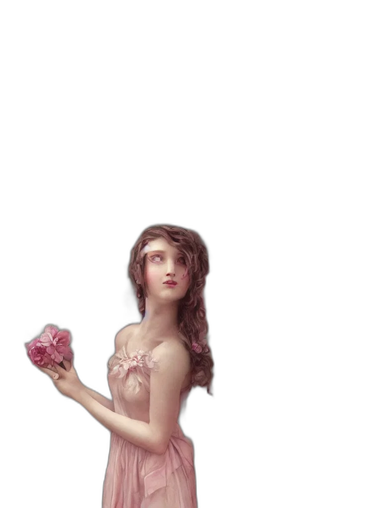dress, bottle, crown, jewelry, concept art, pixel art, fantasy art, 3d render transparent PNG cut-out