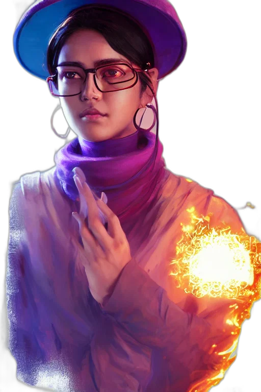 hat, staff, jacket, weapon transparent PNG cut-out