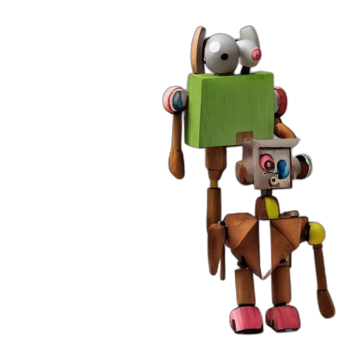 robot, staff, furniture, animal, 3d render, concept art, pixel art, fantasy art transparent PNG cut-out