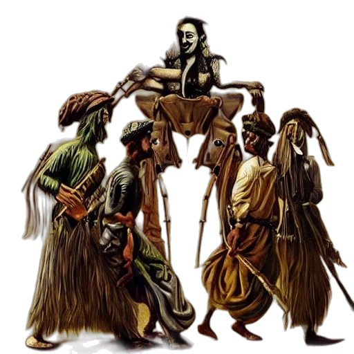 staff, concept art, fantasy art, comic book art transparent PNG cut-out