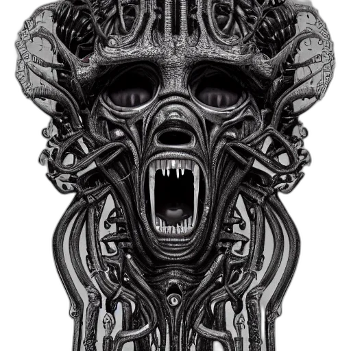 mask, face, creature, crown, concept art, comic book art, fantasy art, 3d render transparent PNG cut-out