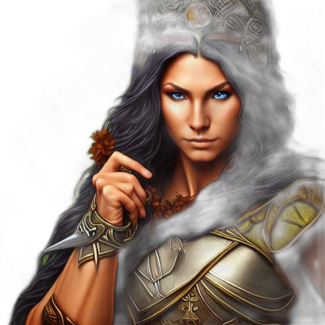 jewelry, sword, fantasy art, photorealistic, concept art, comic book art, golden, druid transparent PNG cut-out