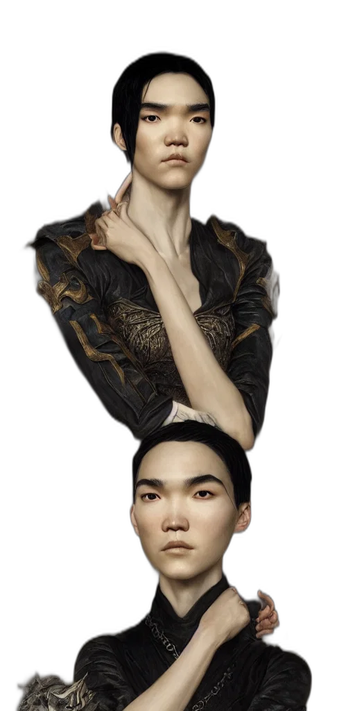 face, mask, crown, hair transparent PNG cut-out