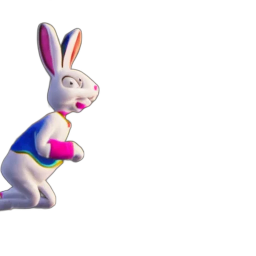 animal, 3d render, concept art, pixel art transparent PNG cut-out