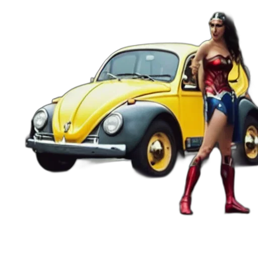 car, comic book art, concept art, photorealistic transparent PNG cut-out