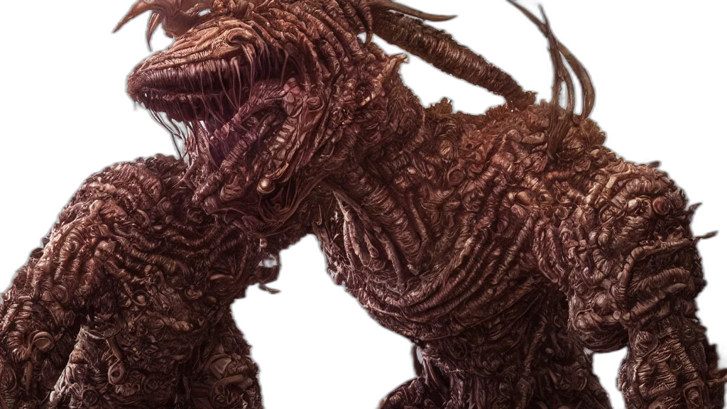 dragon, creature, hair, animal transparent PNG cut-out
