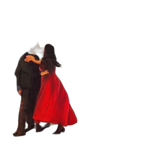 dress, jacket, umbrella, mask transparent PNG cut-out