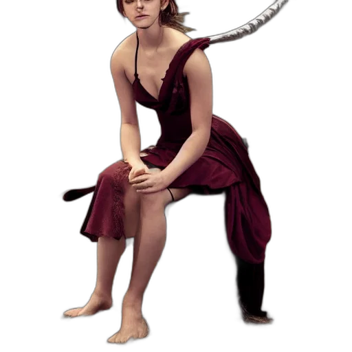 dress, staff, sword, creature, concept art, fantasy art, 3d render, pixel art transparent PNG cut-out