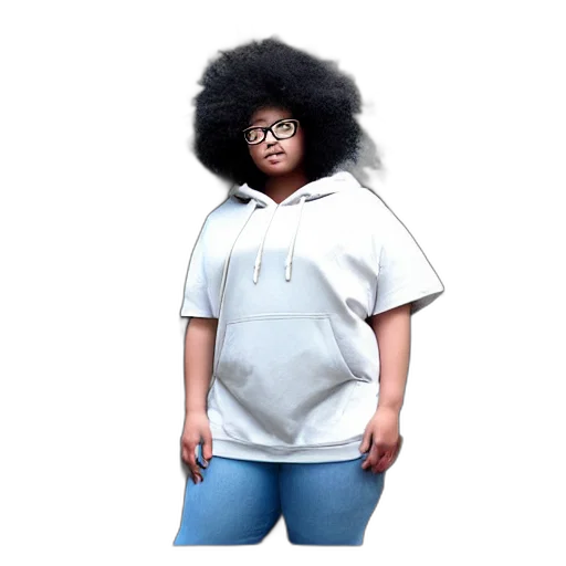 jacket, dress, staff, hair transparent PNG cut-out