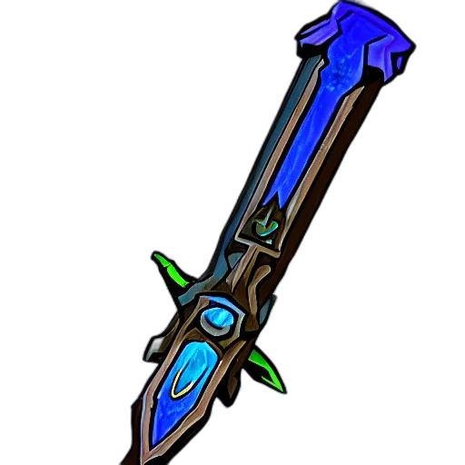 weapon, sword, staff, jewelry transparent PNG cut-out