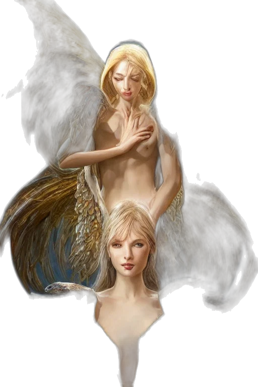 fantasy art, concept art, photorealistic, oil painting transparent PNG cut-out