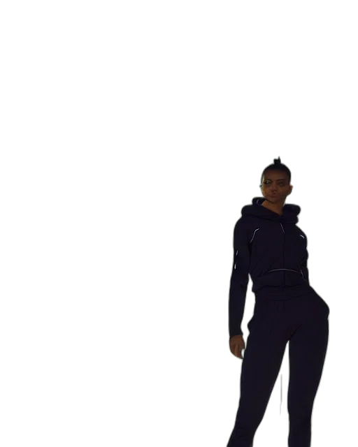 jacket, staff, dress, creature transparent PNG cut-out