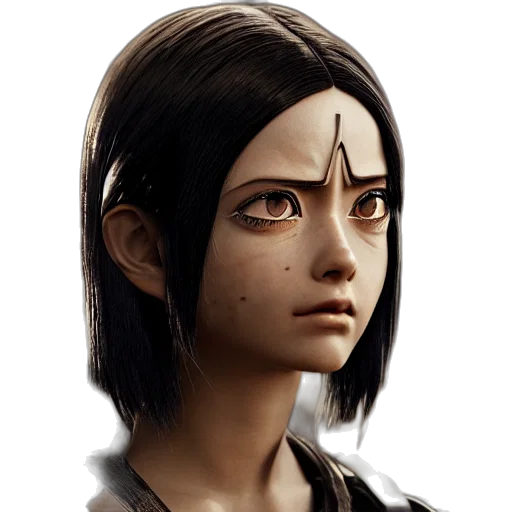 face, staff, mask, concept art transparent PNG cut-out