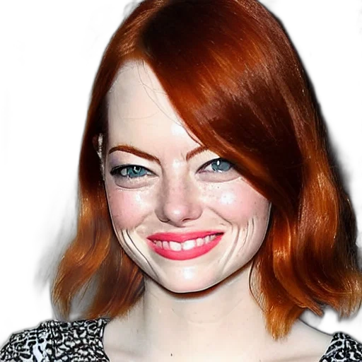 face, hair, creature, dress, photorealistic, cartoon, just, saw transparent PNG cut-out