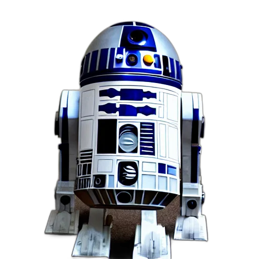 robot, staff, 3d render, concept art transparent PNG cut-out