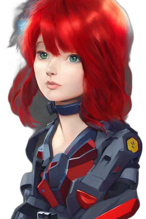 robot, face, jacket, staff transparent PNG cut-out