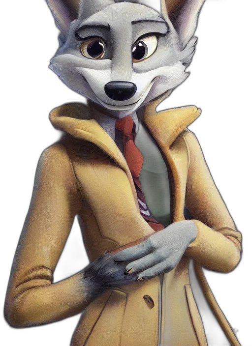 jacket, staff, animal, mask transparent PNG cut-out