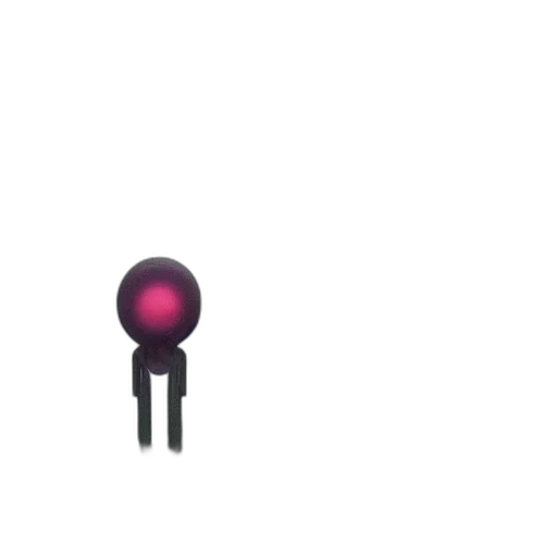 robot, staff, flower, umbrella, pixel art, 3d render, concept art, vaporwave transparent PNG cut-out