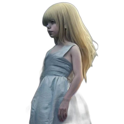 dress, creature, face, concept art transparent PNG cut-out