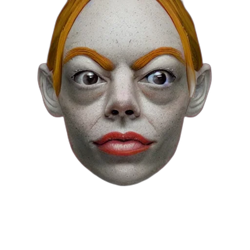 mask, face, creature, crown, 3d render, photorealistic, concept art, cartoon transparent PNG cut-out