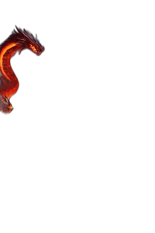 dragon, animal, staff, creature, 3d render, fantasy art, concept art, photorealistic transparent PNG cut-out