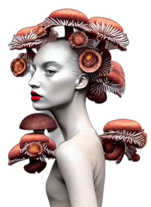 crown, hair, hat, flower transparent PNG cut-out
