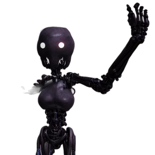robot, creature, staff, animal transparent PNG cut-out