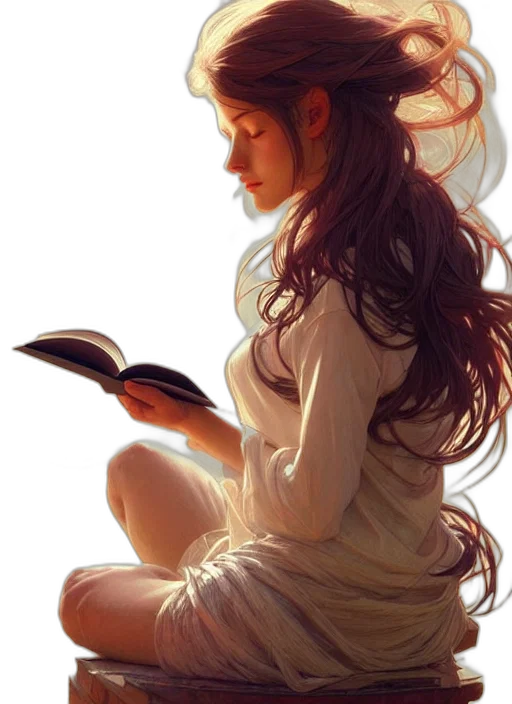 fantasy art, photorealistic, oil painting, concept art transparent PNG cut-out