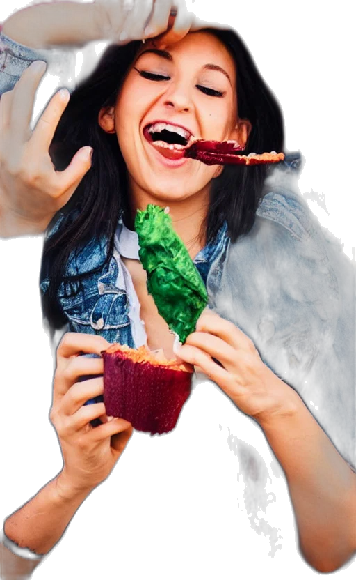 face, mask, hat, food transparent PNG cut-out