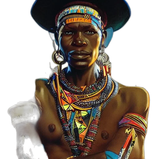 jewelry, face, staff, hat transparent PNG cut-out