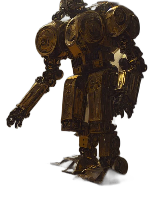 robot, staff, weapon, animal transparent PNG cut-out