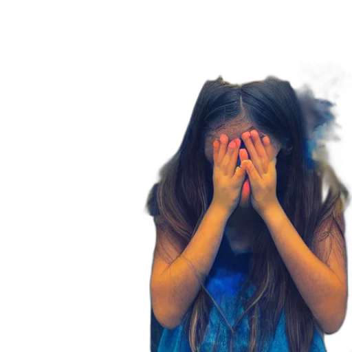 mask, hair, dress, face transparent PNG cut-out