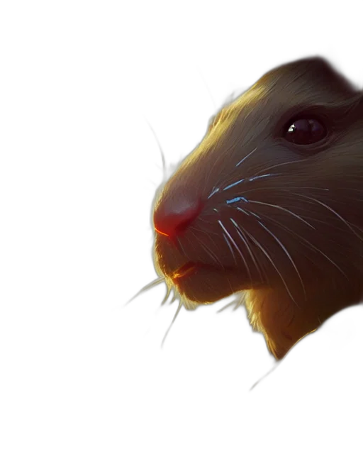 animal, face, creature, photorealistic, concept art, 3d render, fantasy art, highly transparent PNG cut-out