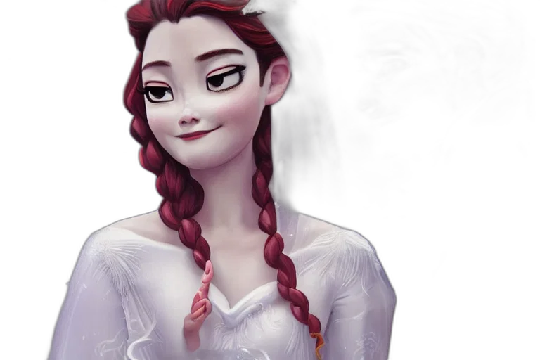 dress, fantasy art, concept art, 3d render, photorealistic, cinematic, portrait, wedding transparent PNG cut-out