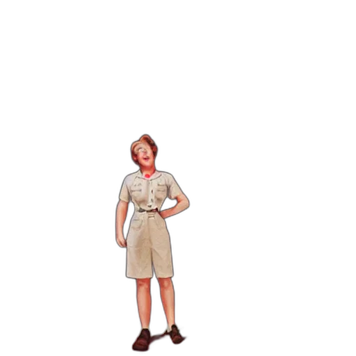 staff, dress, creature, jacket transparent PNG cut-out