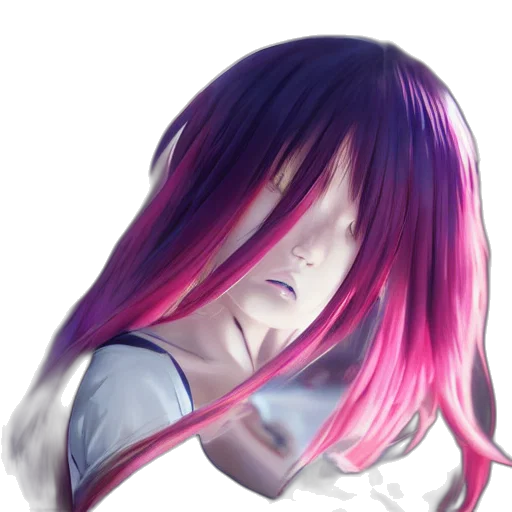 face, hair, creature, mask transparent PNG cut-out