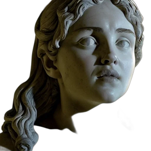 face, crown, jewelry, mask, photorealistic, 3d render, concept art, vaporwave transparent PNG cut-out