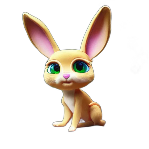 animal, staff, creature, 3d render transparent PNG cut-out