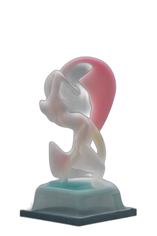 crown, hat, staff, jewelry, 3d render, vaporwave, concept art, photorealistic transparent PNG cut-out