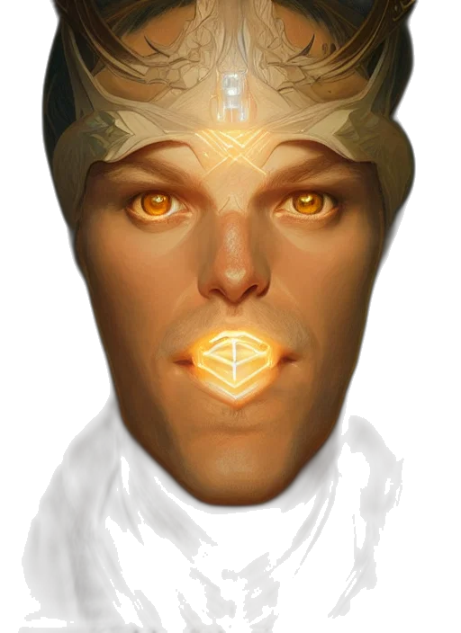 face, mask, crown, robot transparent PNG cut-out