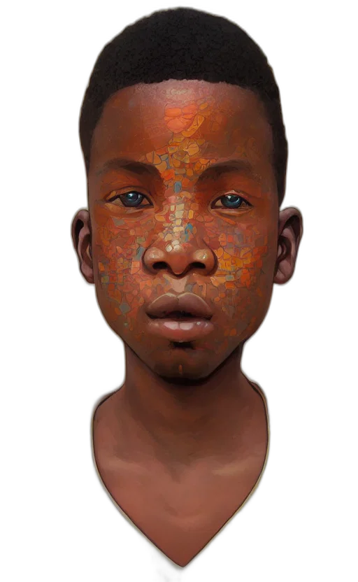 face, mask, animal, robot, photorealistic, oil painting, 3d render, concept art transparent PNG cut-out