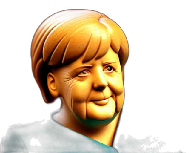 face, photorealistic, cartoon, 3d render transparent PNG cut-out