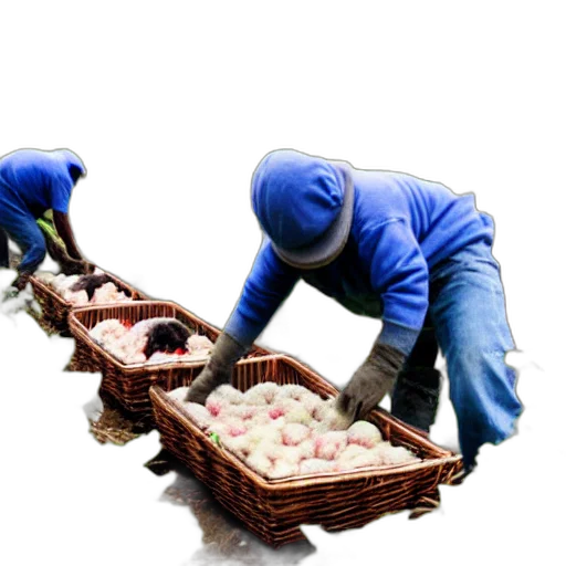 food, farm, workers, harvesting, newborns transparent PNG cut-out