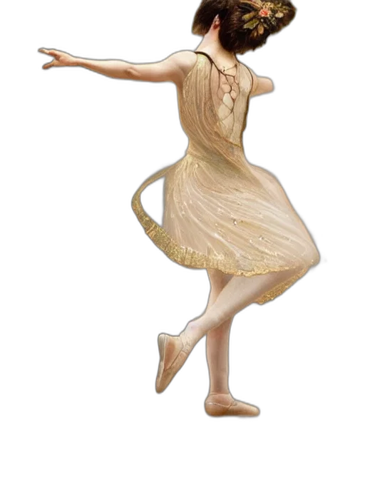 dress, staff, shoes, mask transparent PNG cut-out